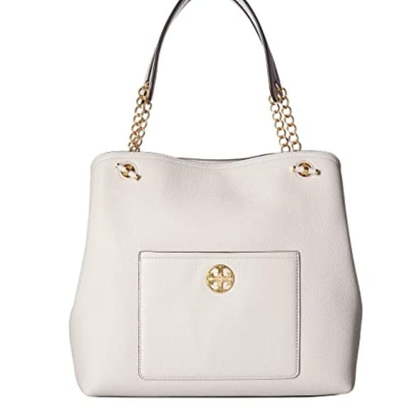 Tory Burch Handbags - Tory Burch Chelsea Slouchy Tote New Ivory NWT